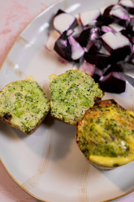 muffins salados con brócoli