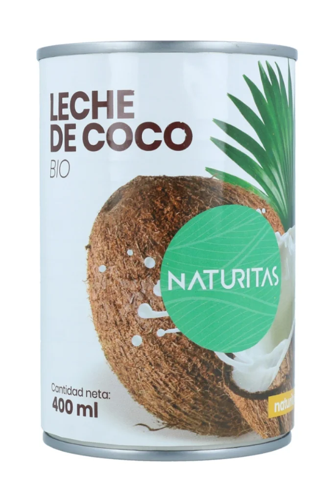 Leche de coco- alimento procesado