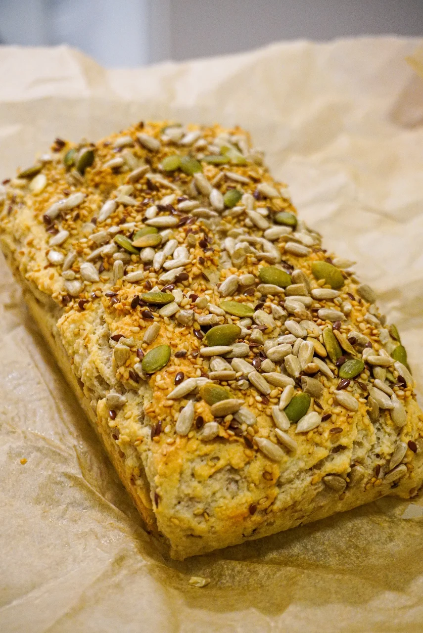 Pan bajo en carbohidratos con harina de bambú