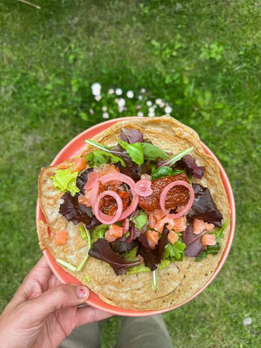 Tortillas sin gluten de quinoa fáciles