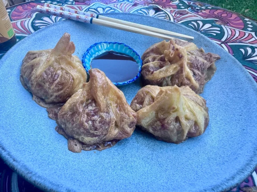 Dumplings caseros crujientes
