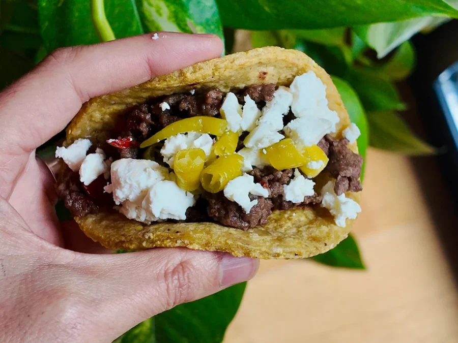 tacos antiinflamatorios sin gluten de plátano verde