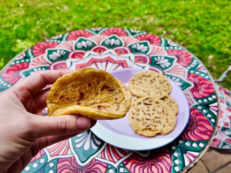 tacos de plátano macho