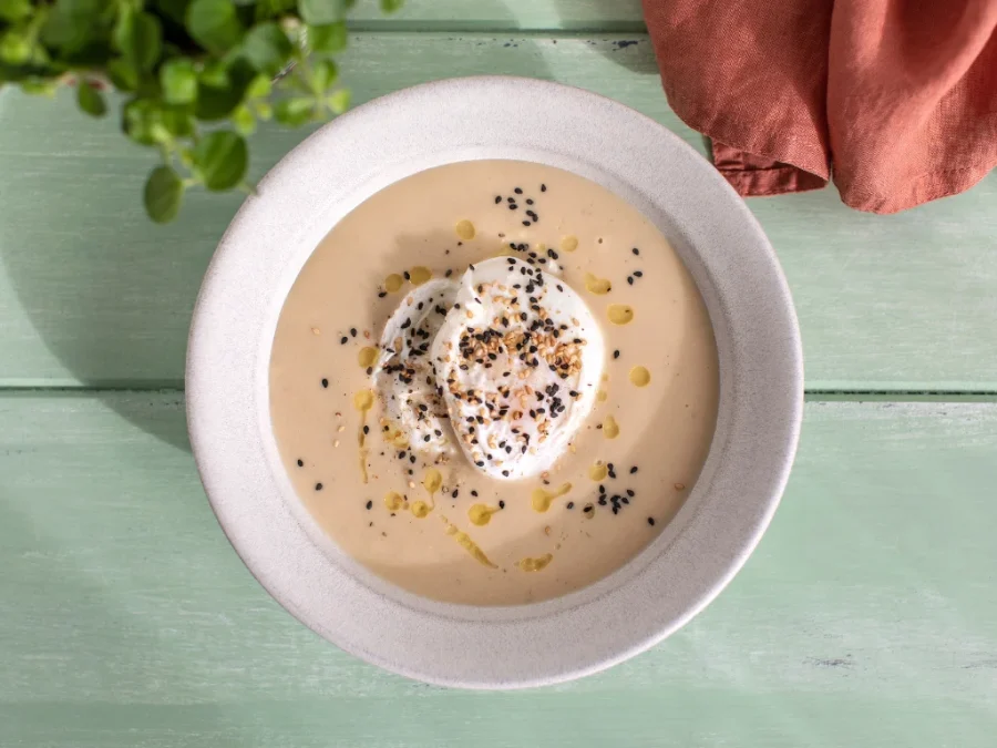 crema de verduras de coliflor 