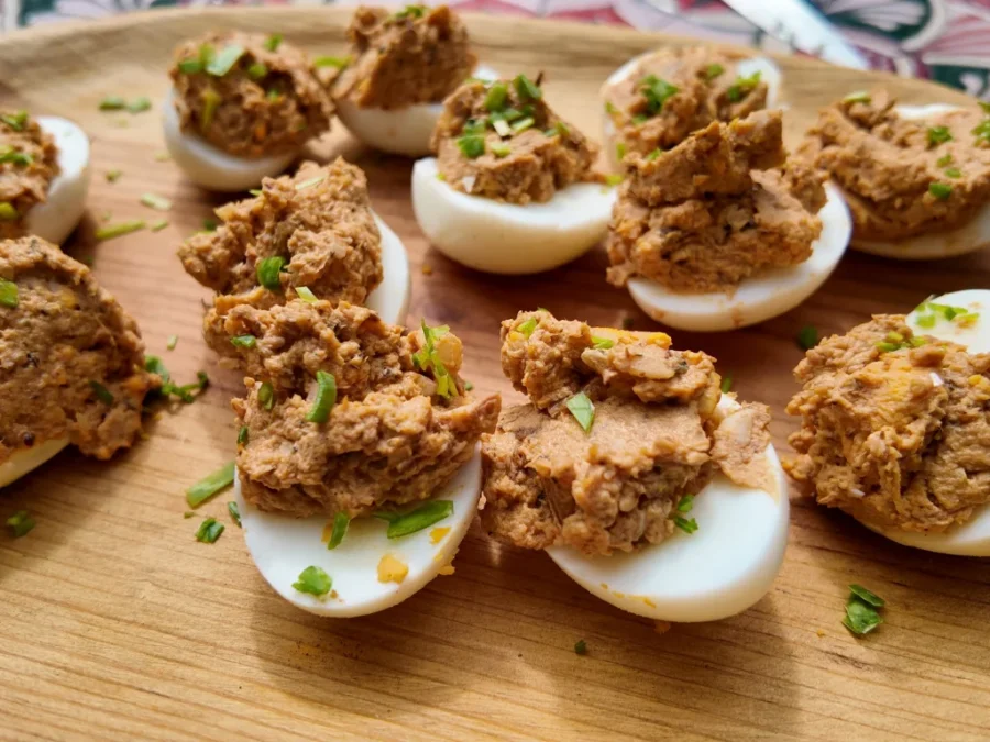 cómo hacer huevos rellenos